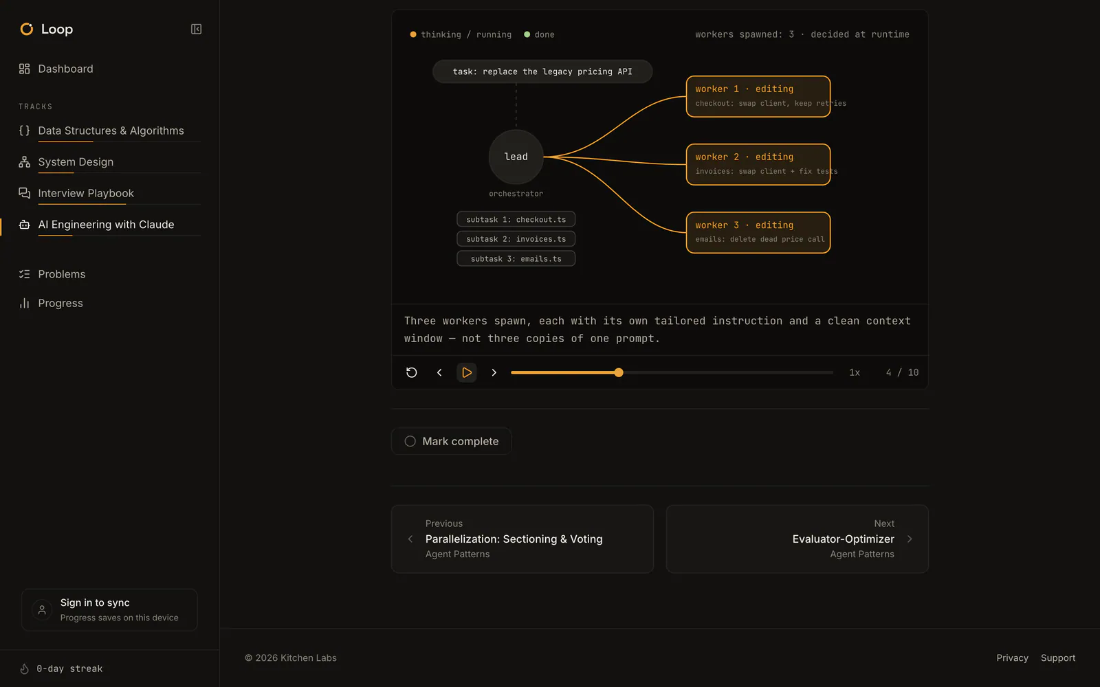 Loop on a laptop: How an AI orchestrator hands out work