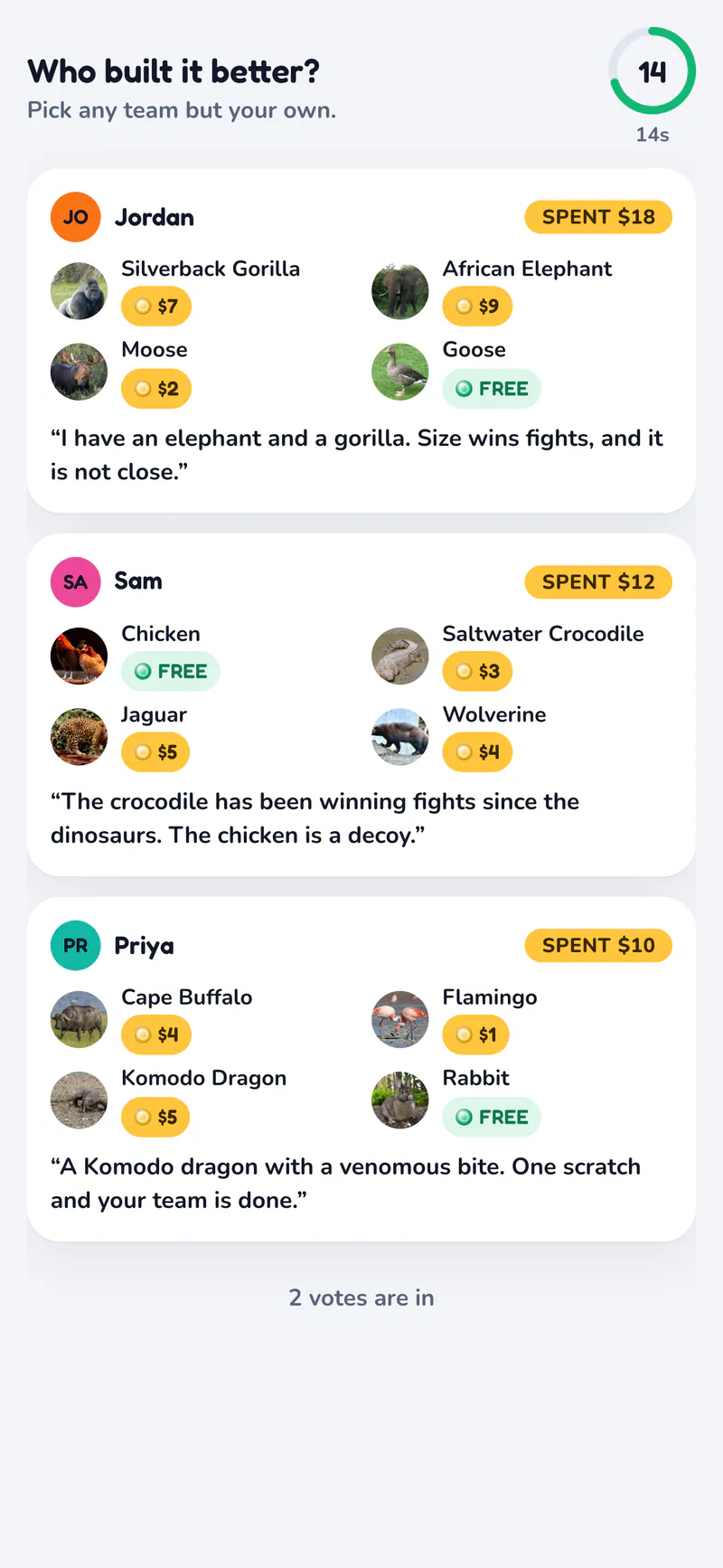Overdraft on a phone: Vote for the team that built it better